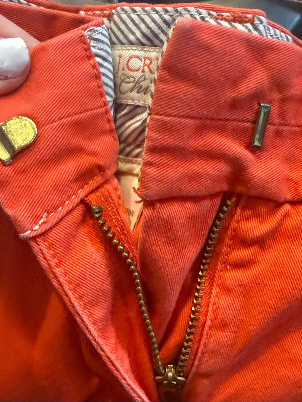 J.Crew Coral 4” Chino Shorts, size 4